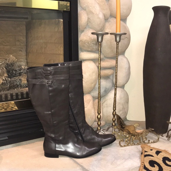 EUC ATTILIO GIUSTI LEOMBRUNI AGL RIDING BOOTS SZ38 - Picture 2 of 8